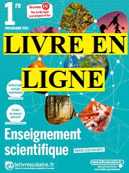 Enseignement scientifique 1re